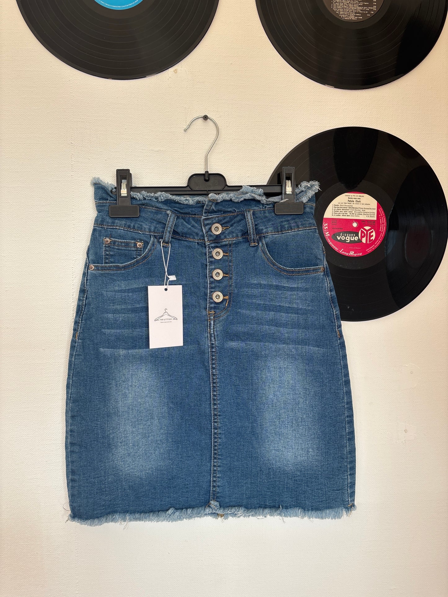 Jupe en jeans Cherry koko - S
