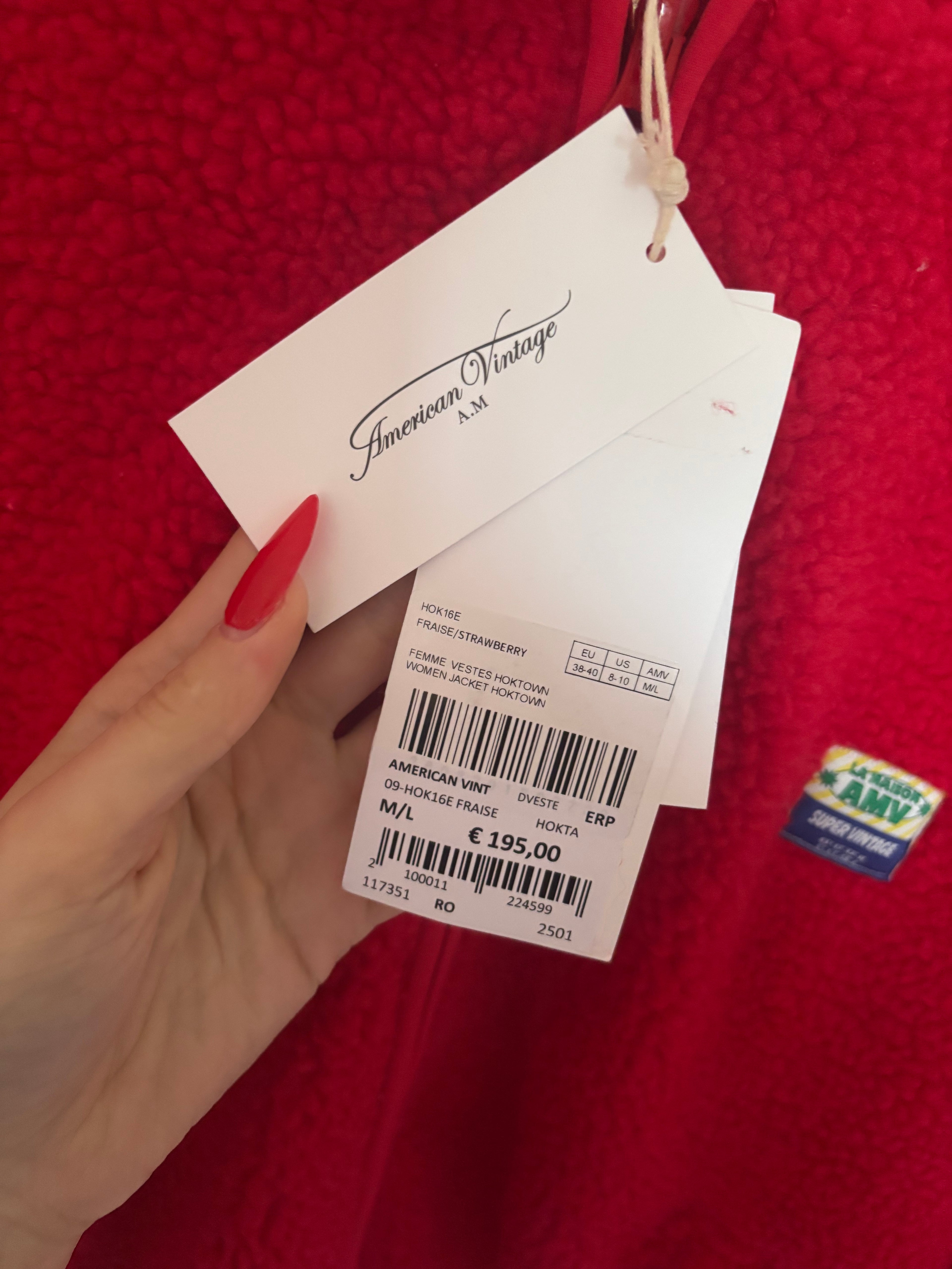 Veste en moumoute American Vintage – 38/40 – Neuve