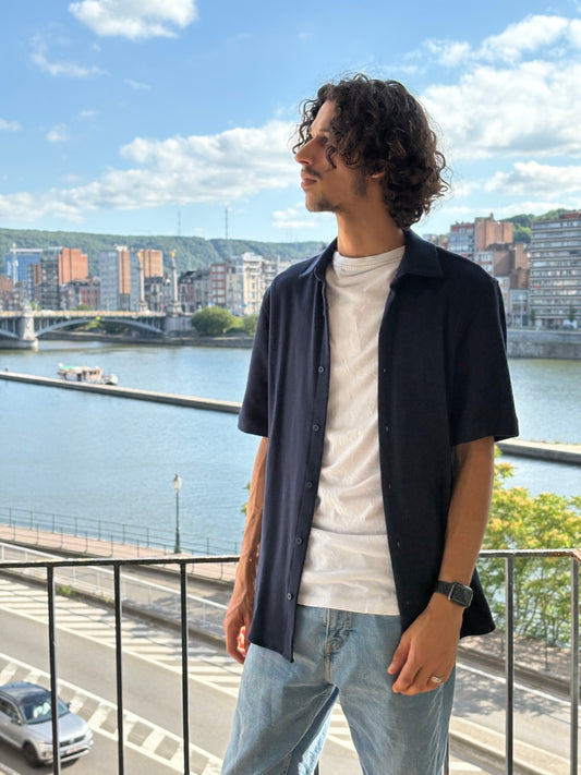 Chemise a manches courtes Zara - S